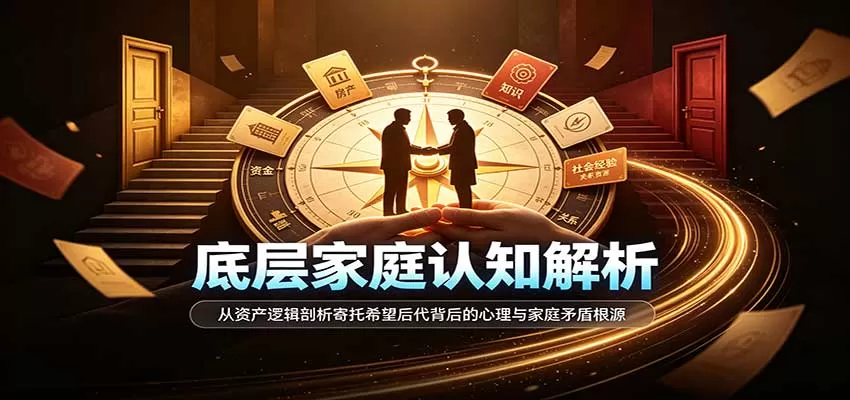 底层家庭认知解析：从资产逻辑剖析寄托希望后代背后的心理与家庭矛盾根源