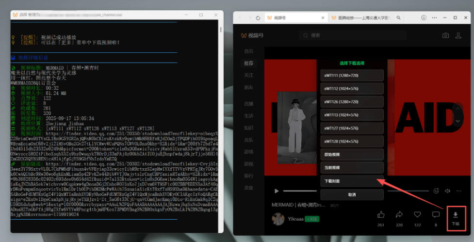Github热门工具，视频号下载神器又来了！一键注入下载按钮，轻松下载，使用便捷wx_channel